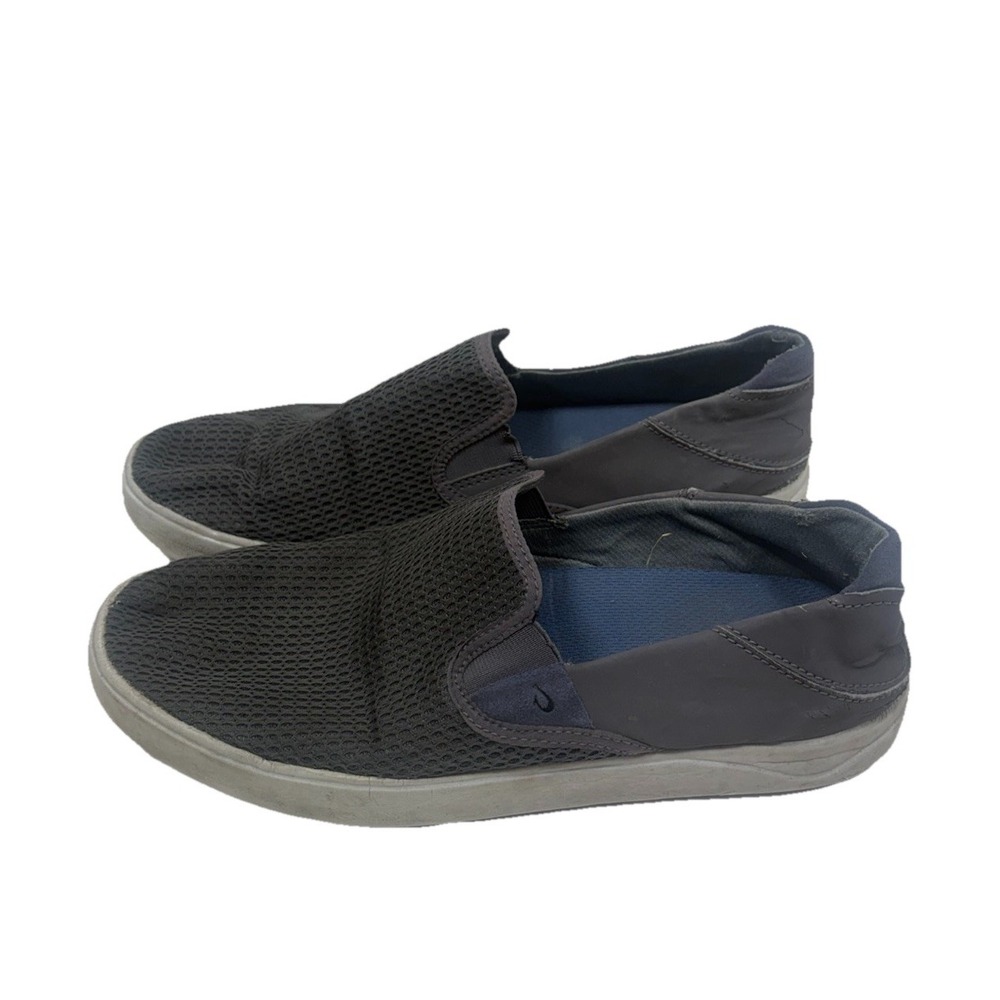 Olukai Lae' Ahi Mens Size 11 Blue Gray Slip On Casual Sneakers